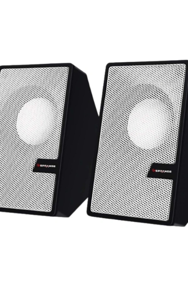 Beyaz USB 2.0 + 3.5mm USB Hoparlör