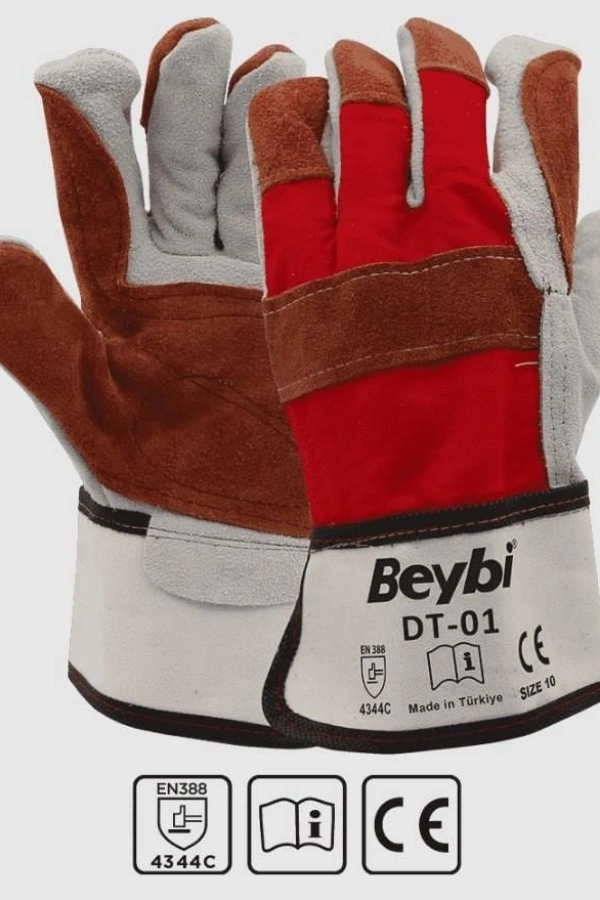 Beybi DT-01 Deri Takviyeli Eldiven NO:10