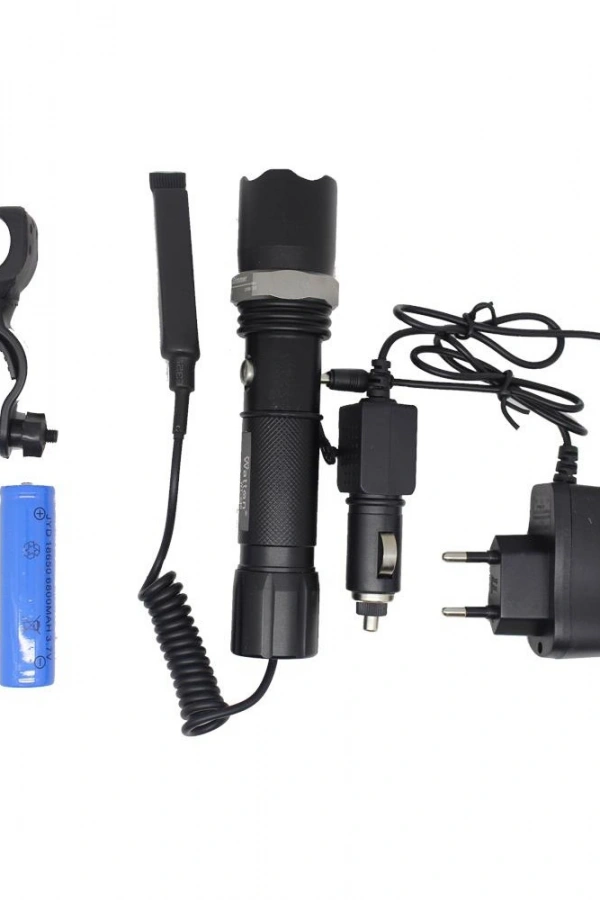 Bisiklet Feneri Şarjlı Pilli Wt-040