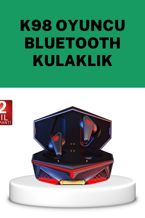 Bluetooth 5.0 Kablosuz Kulaklık Uzun Pil Ömürlü