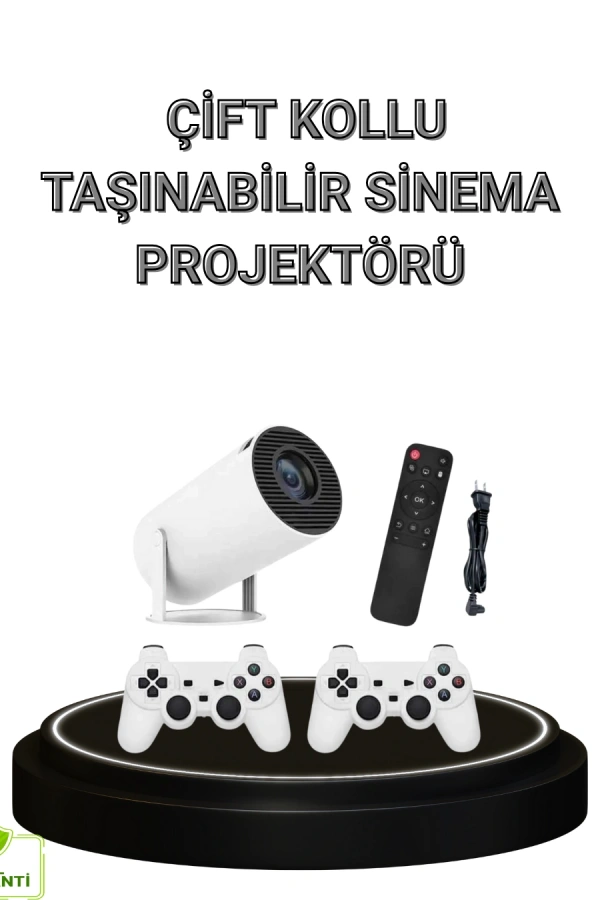 Bluetooth 5.0 ve Wi-Fi 6 Akıllı 4K Projeksiyon