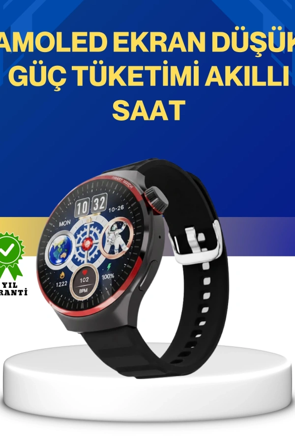 Bluetooth Arama Özellikli Akıllı Saat Suya Dayanıklı