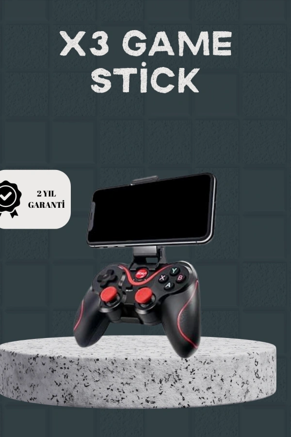 Bluetooth Kablosuz Oyun Kumandası – Android, iOS, PC Uyumlu