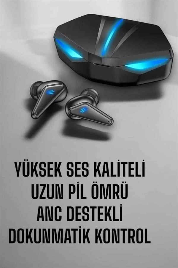 Bluetooth Kulaklığı Led Işıklı Kablosuz ANC Özelliği