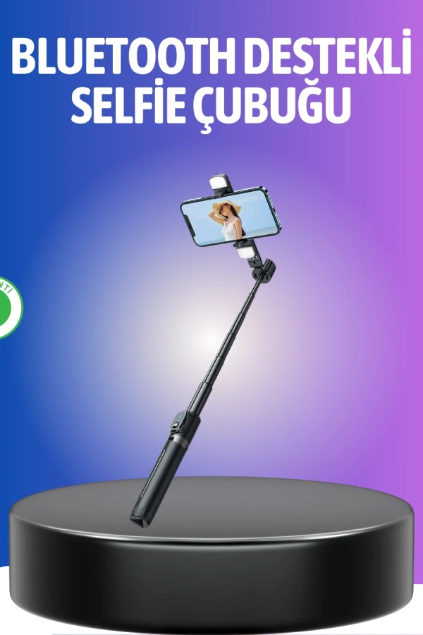 Bluetooth Selfie Çubuğu – Uzaktan Kumandalı