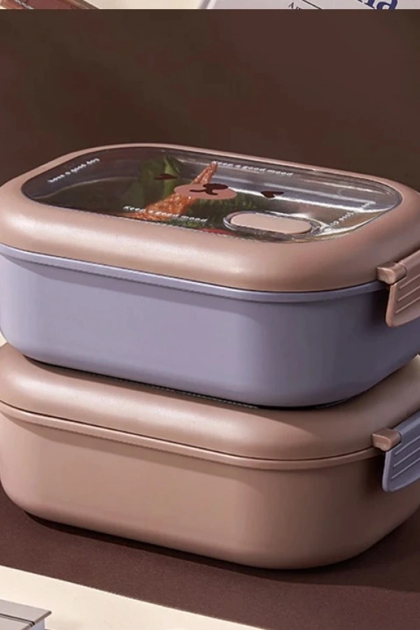 Bölmeli Paslanmaz Çelik Yemek Kutusu