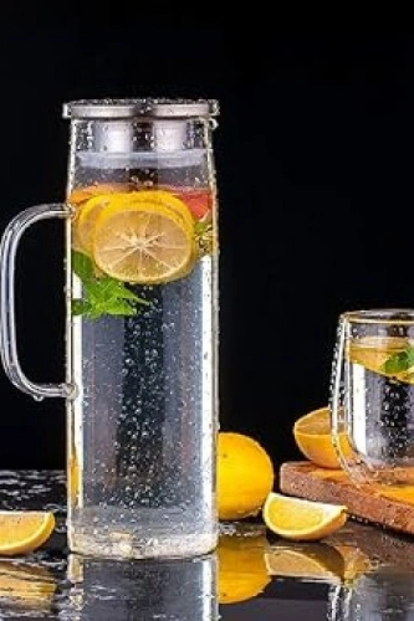 Borosilikat Cam Sürahi 1 Litre