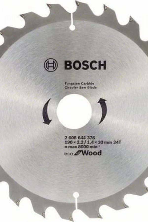 Bosch Eco Daire Testere 190X30 24 Diş
