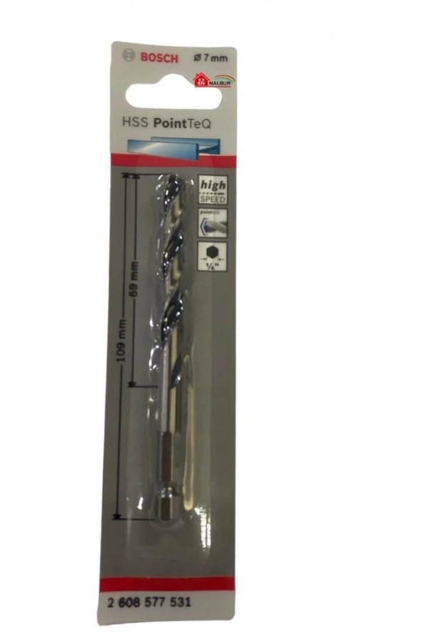Bosch Pointteq Altıgen Şaftlı Hss Matkap Ucu 7 mm