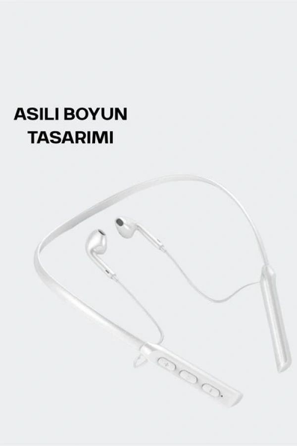 Boyun Askılı Kablosuz Kulaklık – Uzun Süreli Batarya Performansı
