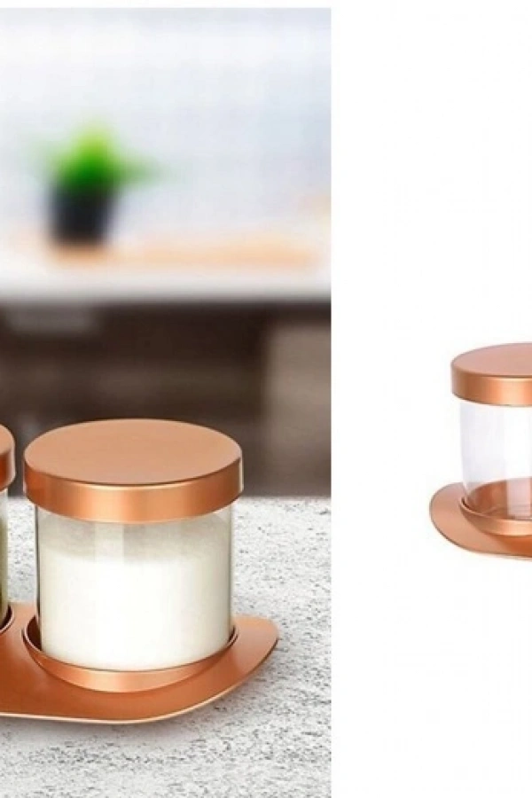 Bronz Baharat Seti Lüx 3lü Set