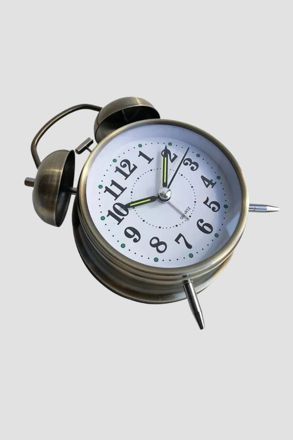 Bronz Metal Masa Saati