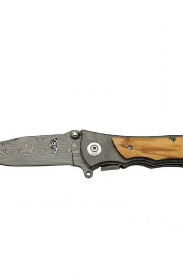 Browning 2-32 Damascus Çakı 20 cm Manuel, Kemerlikli