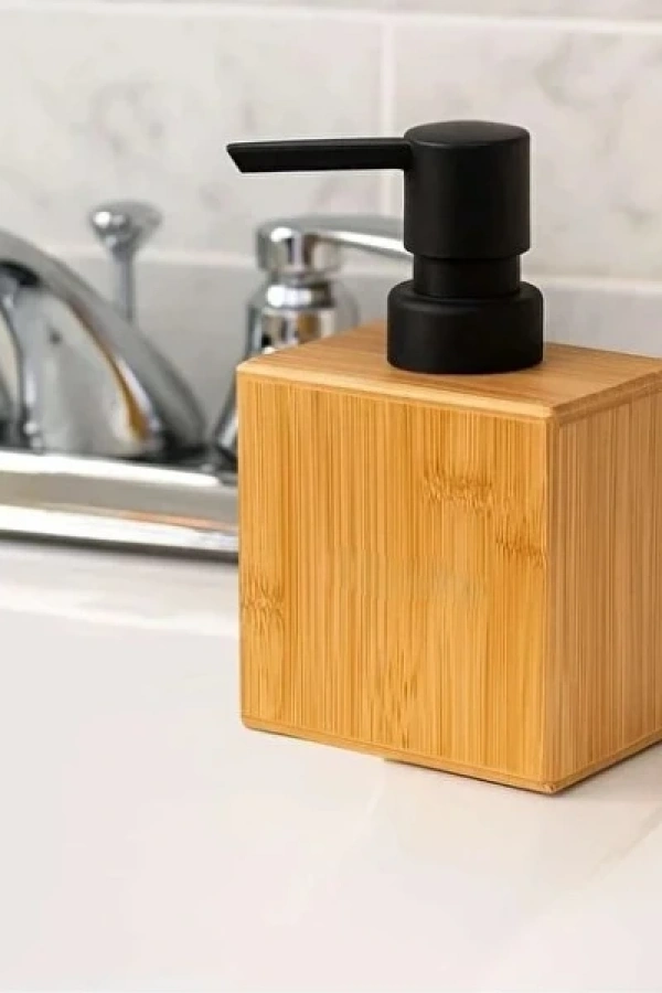 Büyük Ahşap Sıvı Sabunluk