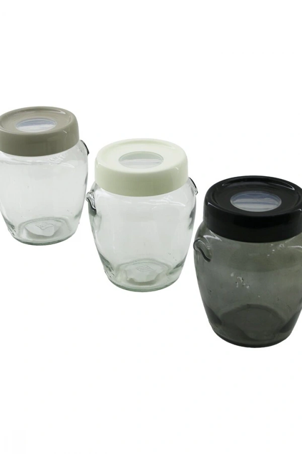 Cam Kavanoz - 580 ml - Şeffaf