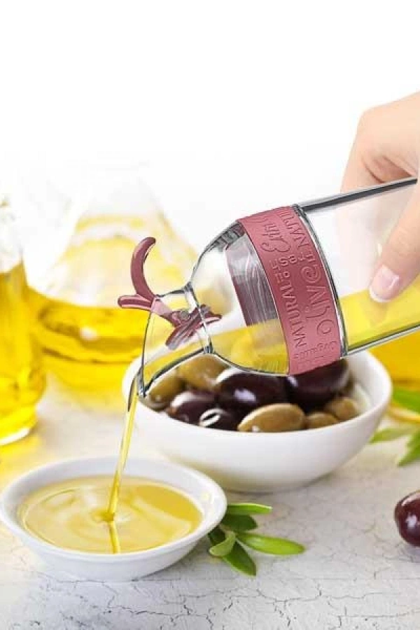 Cam Yağdanlık Fresh Ölçülü Yağ Şişesi Yağdanlık