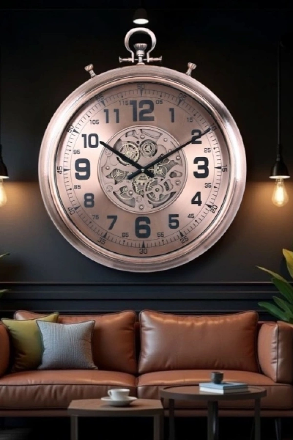 Çarklı Duvar Saati 52 cm