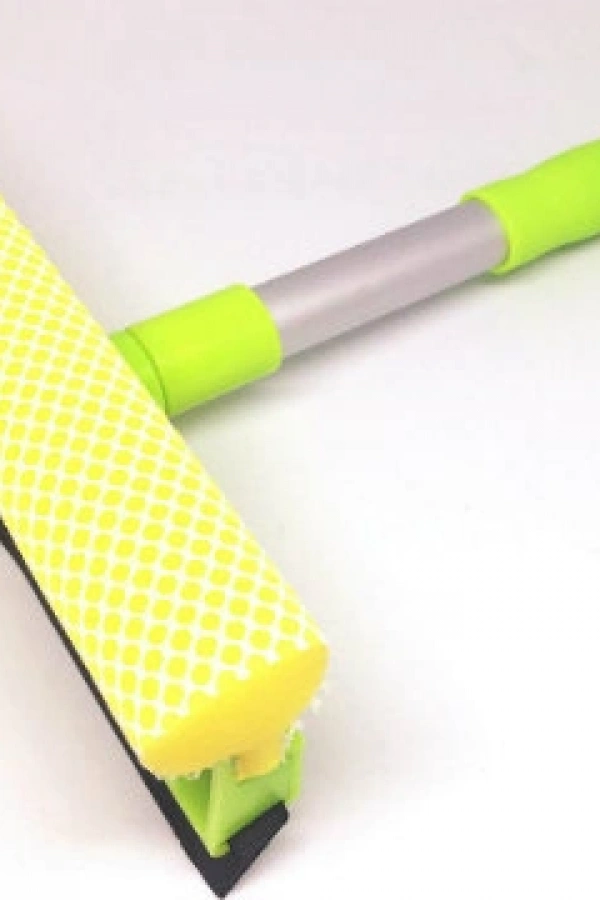 Çekçekli Pratik Cam Silme Aparatı Kısa