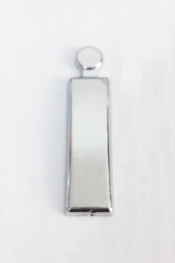 Cemax İ Harfi  3,75 cm Krom Yapışkanlı