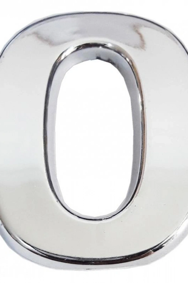 Cemax Krom Yapışkanlı 0 Rakamı 5 cm