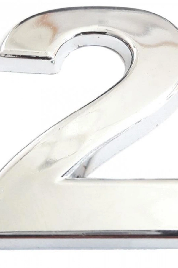Cemax Krom Yapışkanlı 2 Rakamı 5 cm