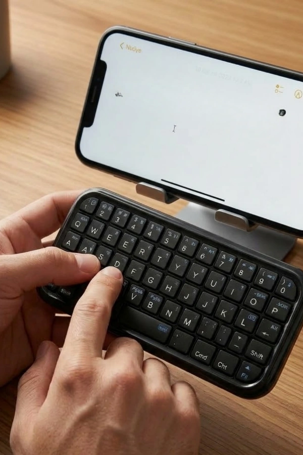 Cep Boyutu Kablosuz Bluetooth Klavye Telefon ve Tablet Uyumlu