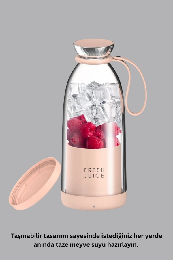 Çevre Dostu Cam Gövdeli Kablosuz Smoothie Blender