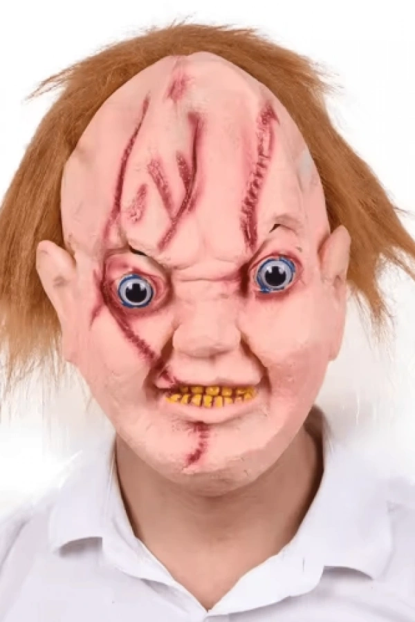 Chucky Saçlı Lateks Maske