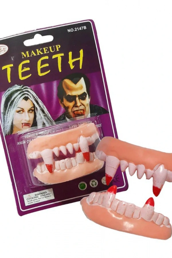 Çift Damak Yumuşak Vampir Dişleri