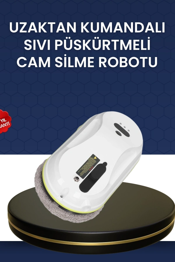 Çift Diskli Güvenli Otomatik Cam Silme Robotu