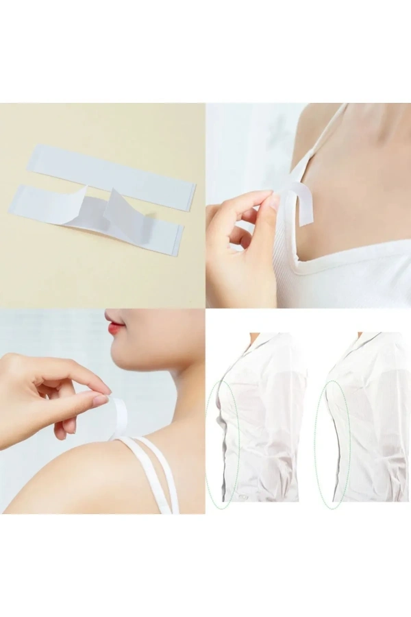 Çift Taraflı Vücut Kıyafet Sabitleme Bantı