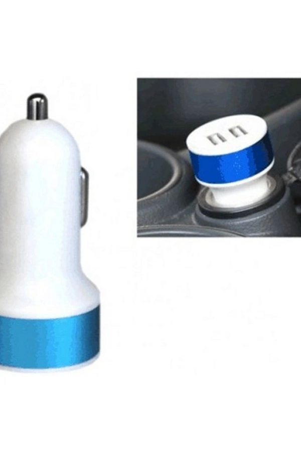Çift USB Girişli 2.1 AMP Araç Çakmak Soketi