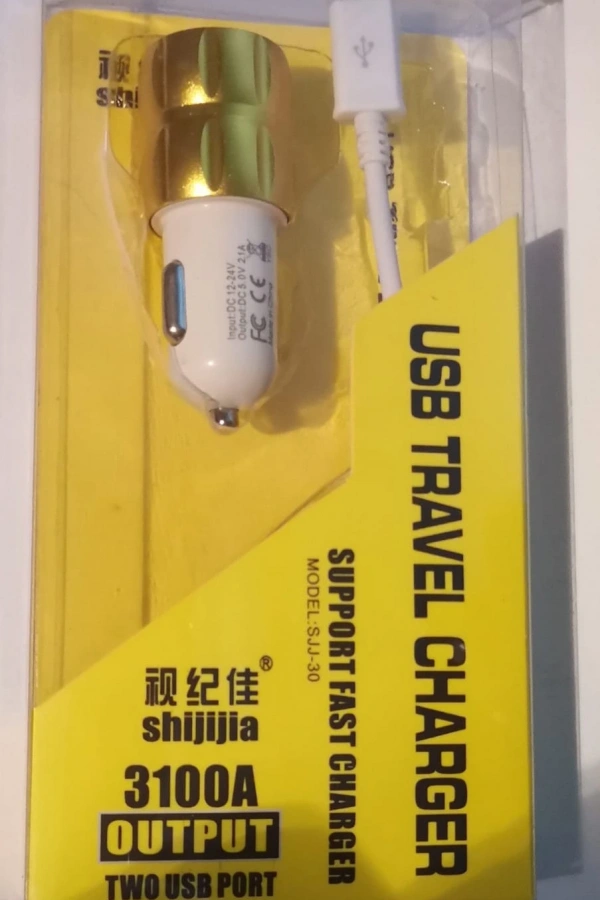 Çift USB Girişli 3.1 Çıkışlı Seyahat Seti Android / Micro Usb