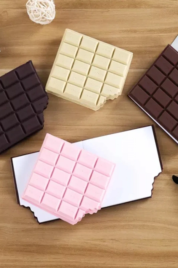 Çikolata Görünümlü Kokulu Not Defteri