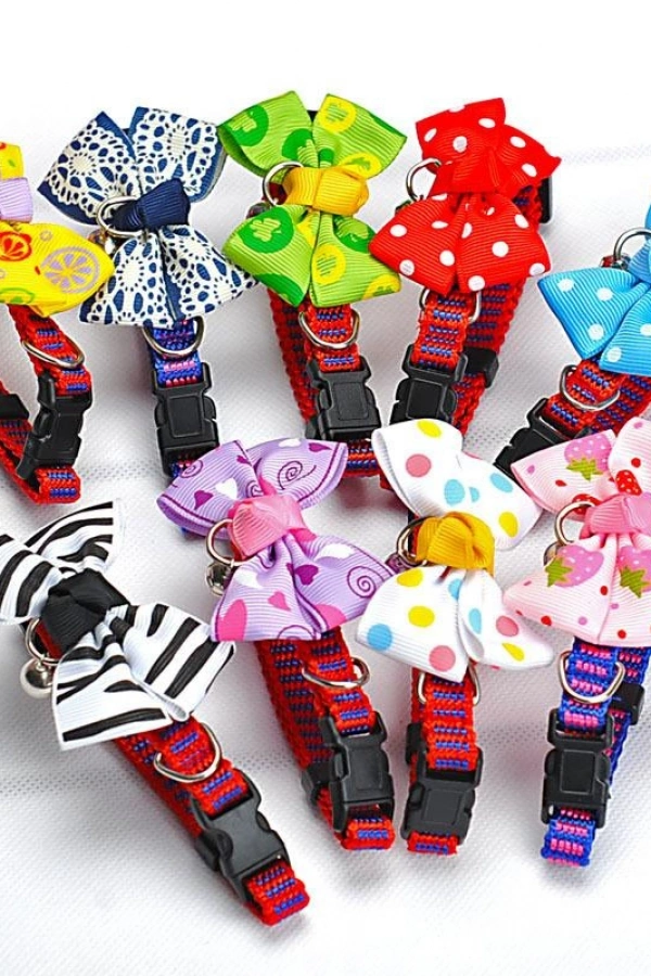 Çıngıraklı Kedi-Köpek Papyonu