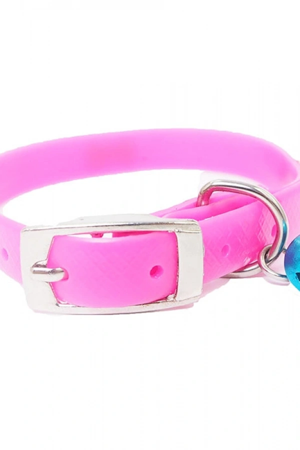 Çıngıraklı Silikon Kedi Köpek Tasması