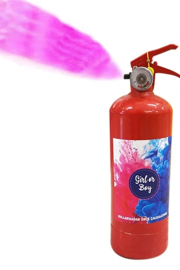 Cinsiyet Tüpü - Gender Reveal Partisi Tüpü Pembe Renk