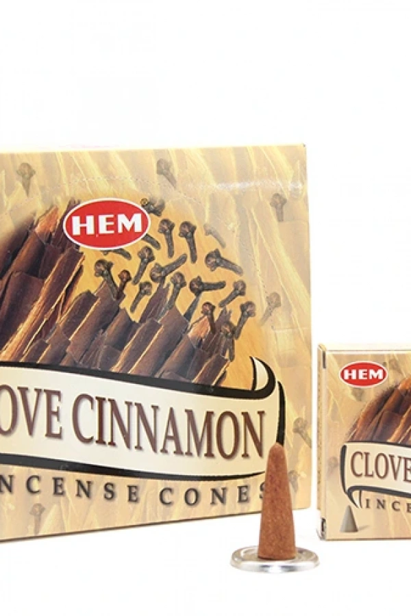 Clove Cinnamon Aromalı Konik Tütsü