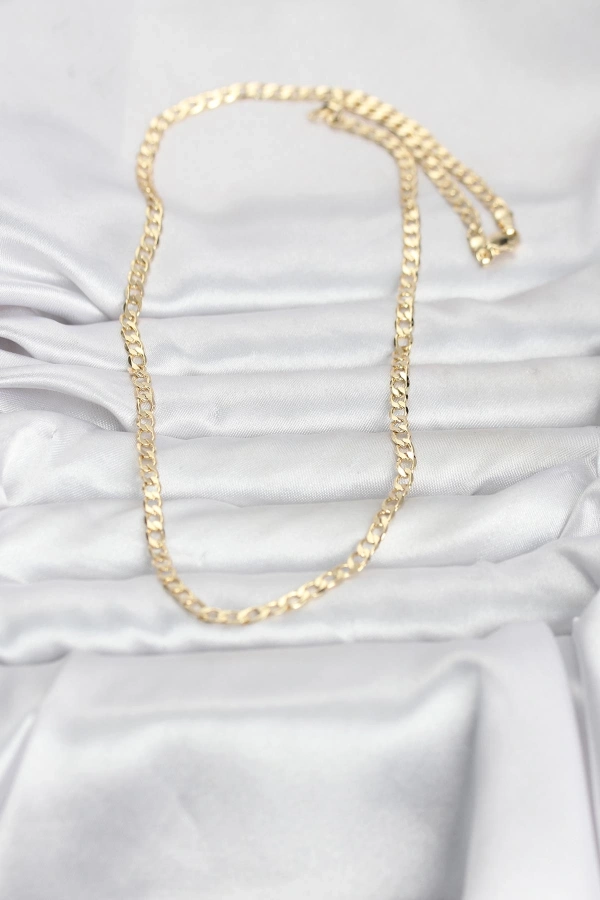 CM 14K Gold Renk Zincir Model 60 cm Kadın Kolye