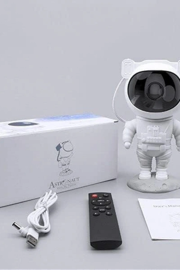 Çocuklara Özel Projeksiyon Astronot Lamba Speaker Sevimli