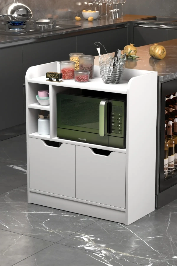 Çok Amaçlı Fırın Dolabı Beyaz