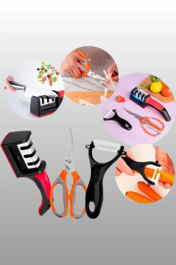 Çok Amaçlı Mutfak Makas Seti – Paslanmaz Çelik ve Ergonomik Tasarım