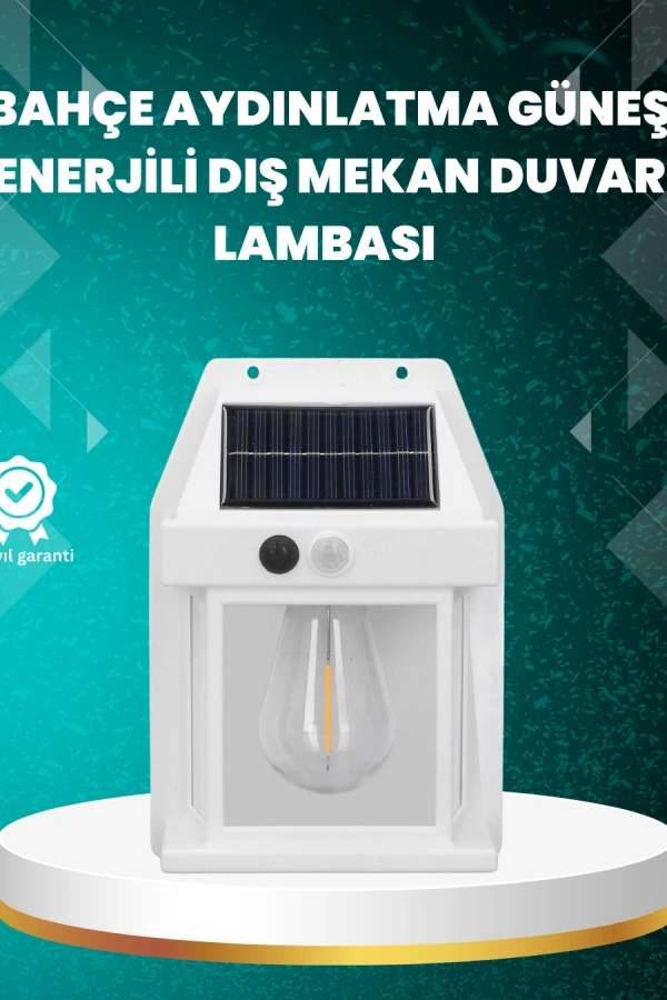 Çok Modlu Güneş Enerjili Bahçe ve Balkon Lambası
