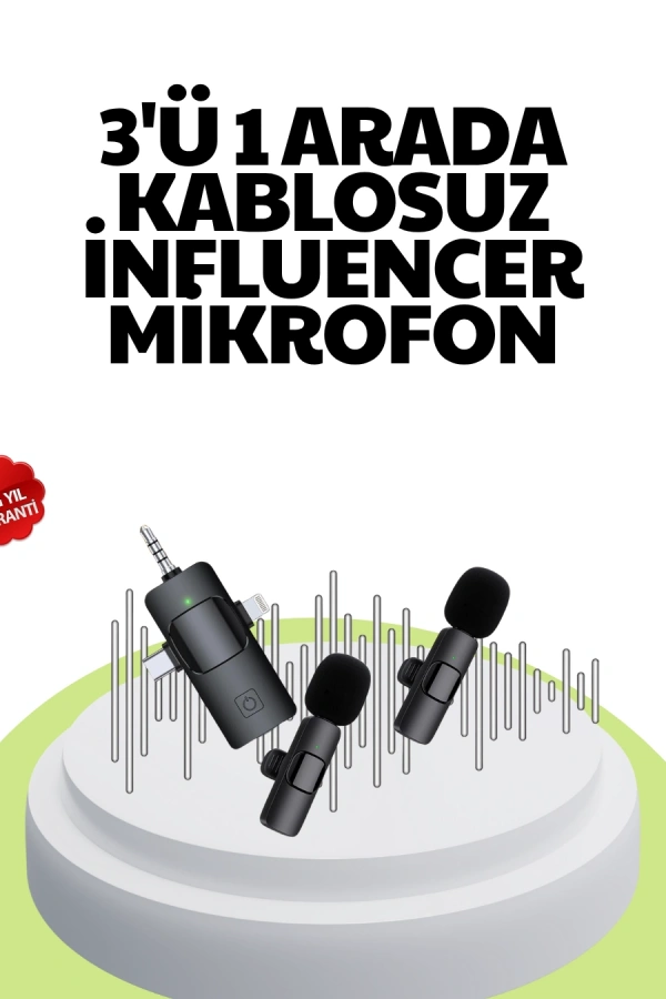 Çok Yönlü Mikrofon - Net Ses, Uzun Pil