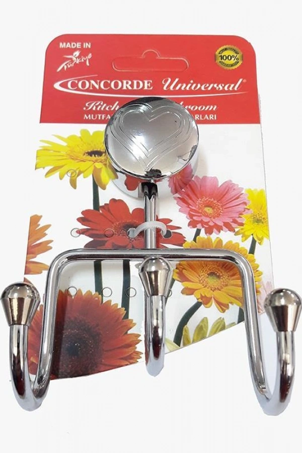 Concorde 3 Lü Krom Askılık