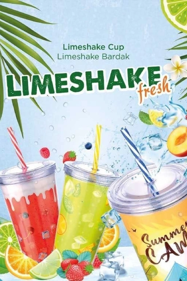 Cool Lime Bardağı - Limeshake Bardak 600 ML