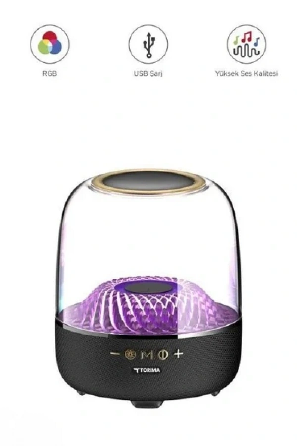 D33 Siyah Taşınabilir Kablosuz Bluetooth Hoparlör