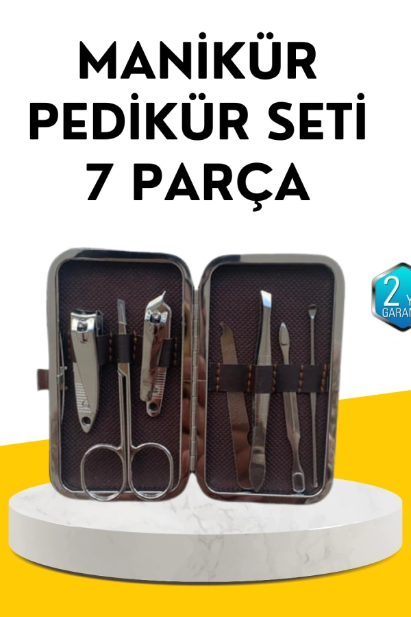 Dayanıklı Çelik Aletlerden Oluşan Kişisel Bakım Seti