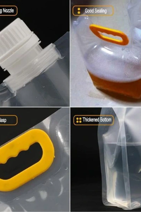 Dayanıklı Plastik İçecek Çantası 1 Litre