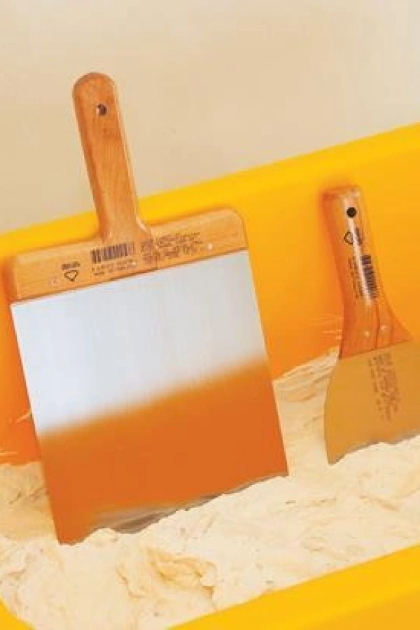 Dekor 002 Macun Ispatulası 8 cm Ahaşap Saplı